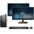 thumbnail image 1 of Computadora HP Core i5 8va Gen 16GB RAM 240GB SSD Doble Monitor de 22" Wifi HP EliteDesk USFF, 1 of 5