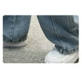 thumbnail image 3 of Tiijoy Toddler Boys Cartoon Embroidery Baggy Jeans Straight Leg Loose Pull On Denim Pants, 3 of 8