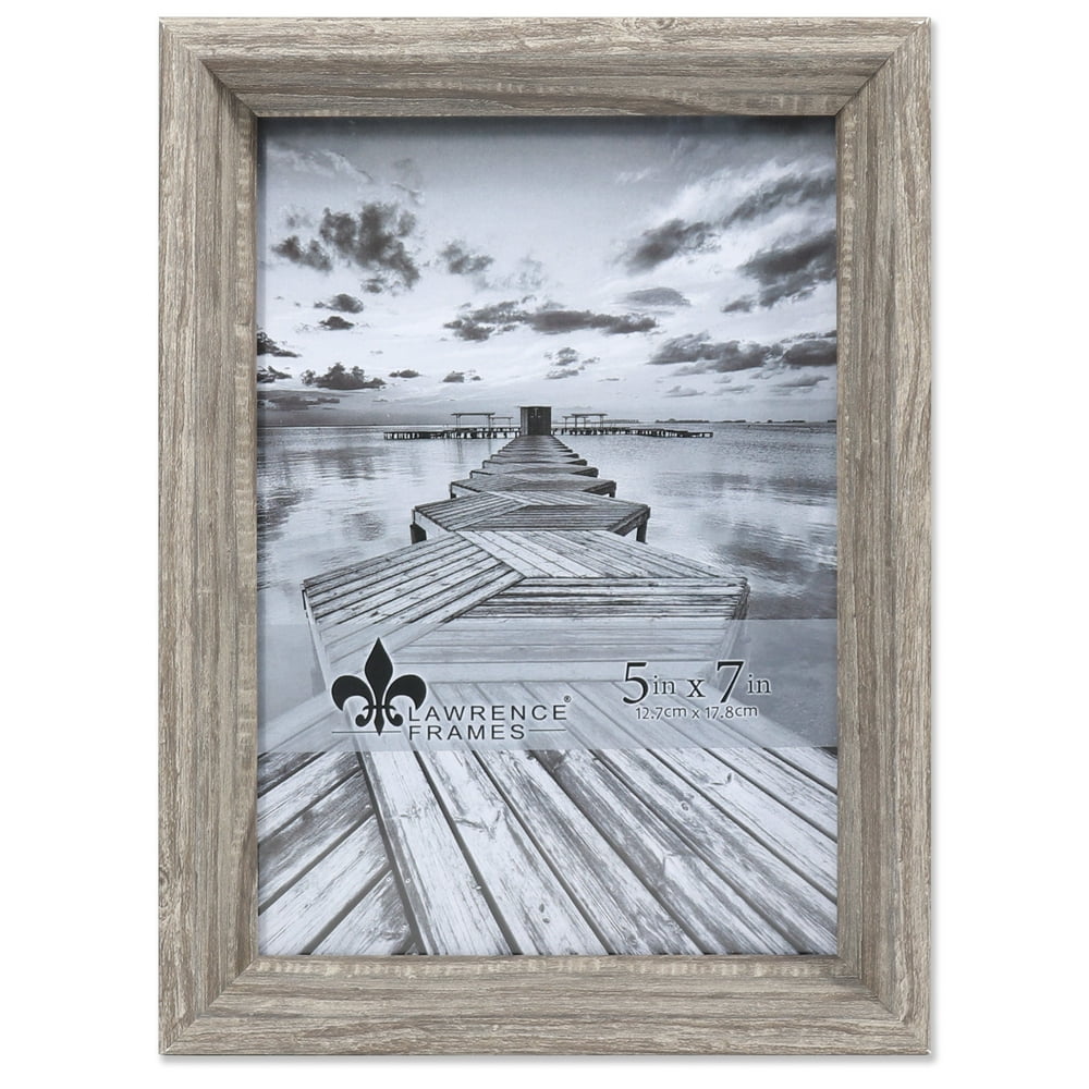 Lawrence Frames 5x7 Bradley Gray Picture Frame