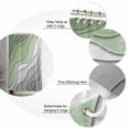 thumbnail image 6 of Sage Green Grey Ombre Waterproof Fabric Shower Curtain, Modern Abstract Art Aesthetics Shower Curtain for Bathroom Curtains Bathtubs Hotel Washable Shower Curtains with 12 Hooks Extra Long 72x84, 6 of 6