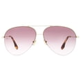 thumbnail image 2 of Victoria Beckham VB 90S Metal Womens Pilot Sunglasses Gold 62mm Adult, 2 of 2