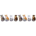 thumbnail image 3 of Raindrops 8 Pcs  Resin Owl Ornament Simulated Owl-Shaped Garden Birds Statue Sculpture Lawn Scene Decor, 3 of 8