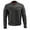 Black, variant on Milwaukee Leather MLM1545 Men's Quilted Pattern Triple Vent Black Leather Scooter Jacket 2X-Large
