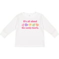 thumbnail image 3 of Inktastic Candy Hearts Ii Girls Long Sleeve Toddler T-Shirt, 3 of 5