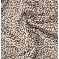 thumbnail image 1 of Soimoi Satin Silk Fabric Leopard Animal Skin Print Fabric by Yard 42 Inch Wide, 1 of 6