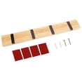 thumbnail image 1 of Perchero de pared plegable para abrigos y sombreros, ideal para dormitorio, decoración del hogar (4 ganchos), 1 of 12