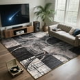 thumbnail image 2 of FULIE Abstract Area Rug 8'x10'Rug Machine Washable for Living Room/Dining Room/Bedroom,Brown, 2 of 8