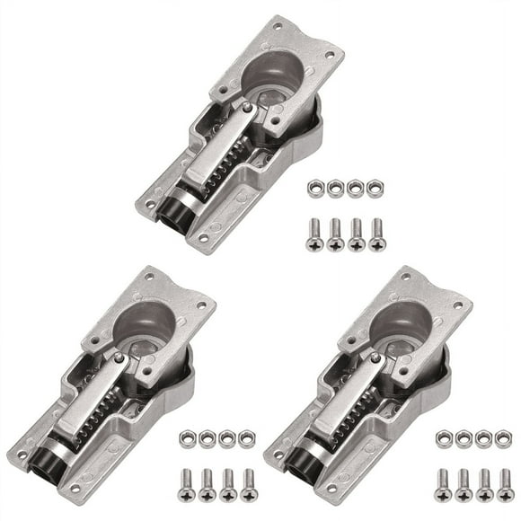 3X Arrival Surf Skate Trucks Alloy 7-Inch Land Surfboard Skateboard Bracket Base Black C7 Bridge Spring Bracket,Silver