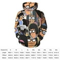 thumbnail image 2 of Bob's Burgers Tina Unisex Sweatshirts Fashion Sweater for Men Women Pullover Hoodie Graphic Print Activewear Jacket Tops XL, 2 of 6