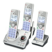 AT&T DL72310 DECT 6.0 Wall Mount 3 Handsets Cordless Phone with Digital Answering System, Silver & White, 3 Count