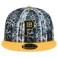 thumbnail image 2 of Men's New Era Black Pittsburgh Pirates Sands 59FIFTY Fitted Hat, 2 of 6