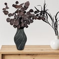 thumbnail image 4 of Pemberly Row 12-inch Tall Modern Black Ceramic Vase in Black, 4 of 4