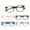 5 Colors, variant on Kerecsen 5 Pack Women Reading Glasses Spring Hinge Oval Readers
