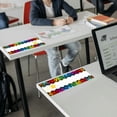 thumbnail image 5 of WIRESTER Set 25pcs Name Plates for Classroom Desk Décor, Cubbies for Classrooms, Locker Organization, Desk Name Plate Classroom Supplies - Colorful Confetti Polygon Style, 5 of 8