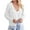 White, variant on Jacenvly Cardigan For Women Clearance Long Sleeve Solid Knit Fall Coats For Women Soft Warm Regular Sweater Tops Loose Casual Button Jacket Blouse