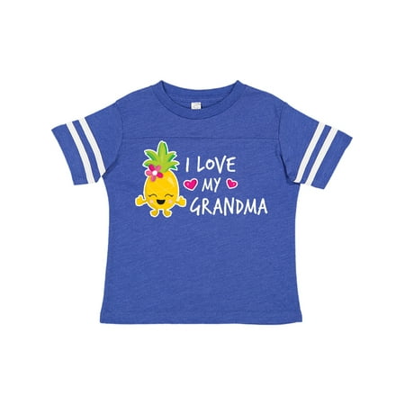 

Inktastic I Love My Grandma with Pineapple Gift Toddler Toddler Girl T-Shirt