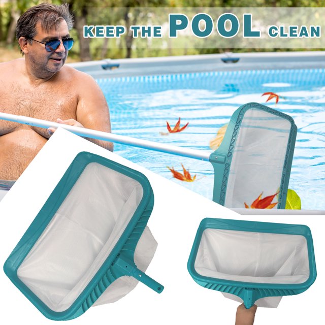 Piscina Red de pesca Skimmer Estanque Bañera Hoja Red de hojas de pesca de aguas profundas Wmkox3865yii hfskjfh3858