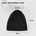 thumbnail image 2 of Gorro de punto con estilo y moda de 2 uds., gorro de calavera con transpirabilidad y elasticidad, gorros de punto unisex para adultos para hombres y mujeres, talla única, 2 of 7