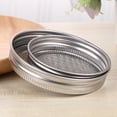 thumbnail image 4 of 2 Sets Stainless Steel Sprouting Screen Sprouting Lids for Wide Mouth Mason Jars (86mm Screen Lid and 70mm Screen Lid), 4 of 6