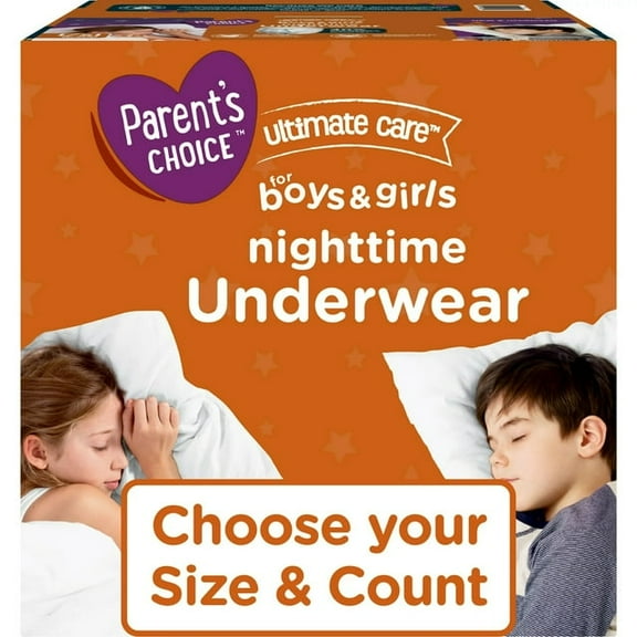 Parents- Preference Ultimate Care Nighttime Underwear for Boys & Girls L/XL, 38 Count (Select for More Options)