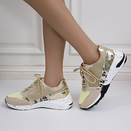 

Fall New Style Fashion Sequined High-heel Women s Sports Casual Single Shoes
