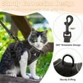 thumbnail image 7 of Xekoro Cat Harness and Leash for Walking, Escape Proof Soft Adjustable Vest Harnesses for Cats, Easy Control Breathable Reflective Strips Jacket, Black S, 7 of 7