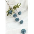 thumbnail image 4 of Pompón Floroom Mum de seda sintética con flores artificiales, 5 unidades, color azul, 4 of 4