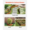 thumbnail image 4 of KFFKFF Steel Landscape Edging, 6 Packs 40 x 6 in Weather-Resistant & Pre-Rust Metal Landscape Edging, Bendable Garden Edging Border, Heavy Duty Lawn Edging, 4 of 9