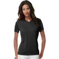 thumbnail image 1 of Hanes Cool DRI Women`s V-Neck T-Shirt, XL, Black, 1 of 1