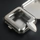 thumbnail image 5 of Mini cenicero portátil de bolsillo de metal con tapa, de acero inoxidable, para colillas de cigarrillos, para automóvil, 5 of 8