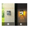 thumbnail image 3 of Lámpara de pared con energía solar, diseño moderno, impermeable, 3 of 4
