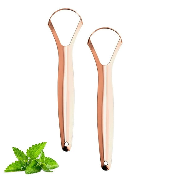2 Pack Tongue Scraper,stainless Steel Tongue Cleaners,Tongue Scraper for Adults and Kids, Reduce Bad Breath and Fresh Breath(Silver)