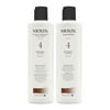 Nioxin System 4 Volumizing & Thickening Daily Shampoo & Conditioner, Full Size Set, 2 Piece