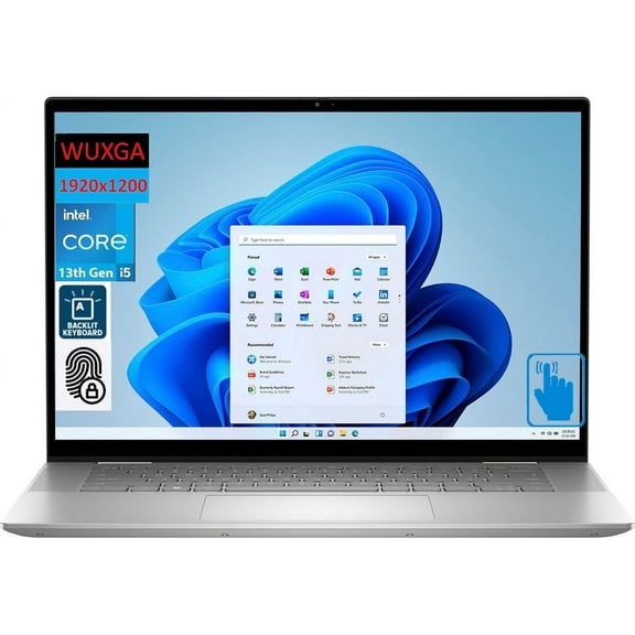 Dell Inspiron 7630 Home/Business 2-in-1 Laptop (Intel i5-1335U 10-Core, 8GB LPDDR5 4800MHz RAM, 1TB PCIe SSD, Intel Iris Xe, 16.0in 60 Hz Touch Wide UXGA (1920x1200), Fingerprint, Win 11 Home)