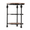 Retro color, variant on Space-Saving 3-Tier Round Coffee Table – Vintage Side Table with Storage Shelves, Metal Frame Accent End Table for Living Room, Bedroom, or Corner, Vintage Color
