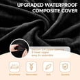 thumbnail image 6 of DIPU-Home 4FT Bean Bag Chair Adult Size, Memory Foam Filling Bean Bag Chairs for Adults and Teen, Large Bean Bags, Sofa Puff Gigante Con Relleno Grande for Living Room/Bedroom (Black), 6 of 6