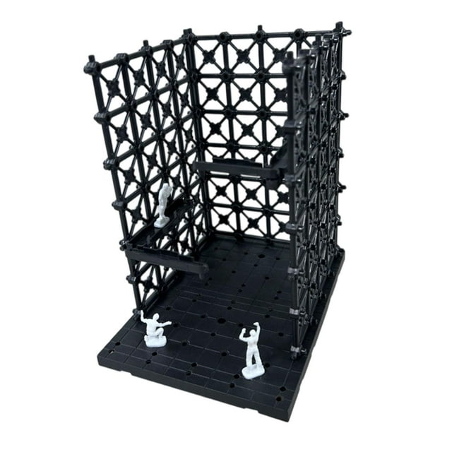 TISHITA Interlocking Display Base Character Doll Display Box Transforming Robot Rack 10.8cmx14.3cmx16cm