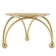 thumbnail image 1 of Adorno Para Candelabro, Candelabro Redondo De Hierro, Bandeja Decorativa Para Mesa Con Soporte Triangular Inferior, Adecuado Para Sostener Platos De Velas De Cera, 1 of 7