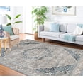 thumbnail image 3 of SAFAVIEH Martha Stewart Cosmopolitan Peak Area Rug, Cream/Blue, 8' x 10', 3 of 7