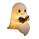 thumbnail image 4 of Lámpara de lectura fantasma con forma de libro, decoración de Halloween, luz nocturna LED novedosa para repisa, estudio, habitación de granja, adorno., 4 of 8