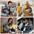 thumbnail image 5 of Heated Shoulder Brace Wrap with Massage for Muscle Relief, Heated Shoulder Massage with 3 Heat & Vibration Settings, Electric Shoulder Heating Pad Massager for Men Women, Gray and Black, 5 of 11