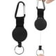 thumbnail image 5 of Jumpingount Hebilla de cuerda de alambre ABS seguridad negro multiusos retráctil al aire libre King Ring con mosquetón estudiantes escalada Ropa, zapatos y accesorios Miscelánea, 5 of 6