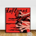 thumbnail image 5 of Póster de arte musical de cantante de Deftones retro, portada de álbum, serie de bandas, pintura en lienzo nórdico, arte de pared, impresión, imagen para decoración del hogar y la habitación, 5 of 5