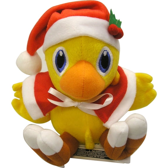 fantasycart Final Fantasy VII Santa Clause Chocobo Plush Toy Doll 7"