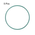 thumbnail image 2 of Fluorine Rubber O Rings, 85mm OD, 80.2mm Inner Diameter, 2.4mm Width, Seal Gasket Green 5Pcs, 2 of 3