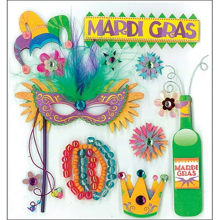 K & Company Dimensional Stickers, Mardi