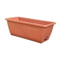 thumbnail image 3 of koolsoo Window Box Planter Breathable Garden Flower Plant Pot for Yard Indoor Garden Brick Red, 3 of 9