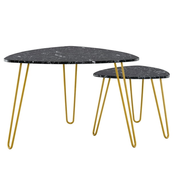 Marble Iron Foot Coffee Table Side Set Of 2 With Powder Coated Metal Legs Easy To Clean Updated Look Com - How To Clean Powder Coated Patio Table Marble Iron Foot Coffee Table Side Set Of 2 With Powder Coated Metal Legs Easy To Clean Updated Look Com - How To Clean Powder Coated Patio Table