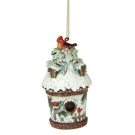 Cardinals Bb - Joseph's Studio Nature's Story Teller Cardinal Birdhouse Christmas Ornament