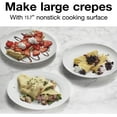 thumbnail image 4 of Zzistar 1500W Commercial Electric Crepe Maker With Includes Batter Spreader and Temperature Control, Cast Iron Cooking Surface, 4 of 5